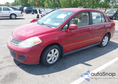 2007 Nissan Versa 1.8Sl from USA, damaged, VIN 3N1BC11E77L421407